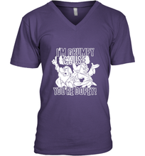 Load image into Gallery viewer, Disney Snow White Grumpy Cause You're Dopey Men's V-Neck
