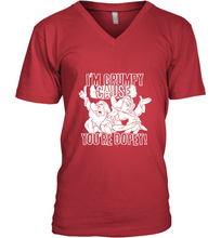 Load image into Gallery viewer, Disney Snow White Grumpy Cause You're Dopey Men's V-Neck
