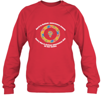 Load image into Gallery viewer, April is autism awareness month , Every day is Autism awareness day in our home AutismT shirt Crewneck Sweatshirt
