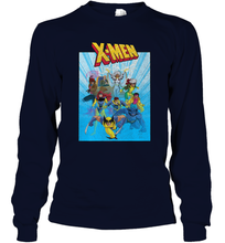 Load image into Gallery viewer, Marvel X Men Animated Series Poster Retro 90s Long Sleeve T-Shirt

