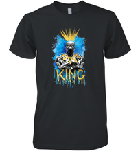 Load image into Gallery viewer, Marvel Black Panther King T�Challa Blue and Gold Men's Premium T-Shirt
