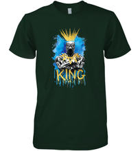 Load image into Gallery viewer, Marvel Black Panther King T�Challa Blue and Gold Men's Premium T-Shirt

