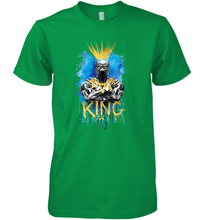 Load image into Gallery viewer, Marvel Black Panther King T�Challa Blue and Gold Men's Premium T-Shirt
