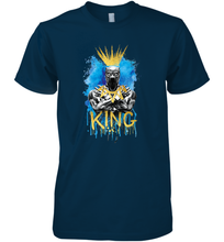Load image into Gallery viewer, Marvel Black Panther King T�Challa Blue and Gold Men's Premium T-Shirt
