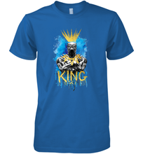 Load image into Gallery viewer, Marvel Black Panther King T�Challa Blue and Gold Men's Premium T-Shirt
