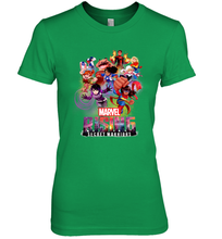 Load image into Gallery viewer, Marvel Rising Secret Warriors Hero Action Pose Collage Women's Premium T-Shirt
