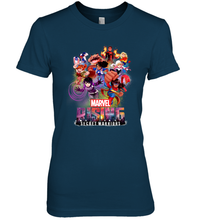 Load image into Gallery viewer, Marvel Rising Secret Warriors Hero Action Pose Collage Women's Premium T-Shirt
