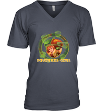 Load image into Gallery viewer, Marvel Rising secret Warriors Squirrel Girl Symbol Fill Men's V-Neck
