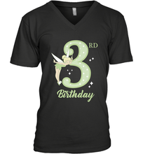 Load image into Gallery viewer, Disney Peter Pan 3rd Birthday Tinkerbell Portrait Men's V-Neck
