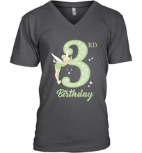 Load image into Gallery viewer, Disney Peter Pan 3rd Birthday Tinkerbell Portrait Men's V-Neck
