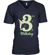 Load image into Gallery viewer, Disney Peter Pan 3rd Birthday Tinkerbell Portrait Men's V-Neck

