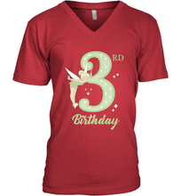 Load image into Gallery viewer, Disney Peter Pan 3rd Birthday Tinkerbell Portrait Men's V-Neck
