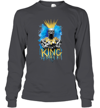 Load image into Gallery viewer, Marvel Black Panther King T�Challa Blue and Gold Long Sleeve T-Shirt
