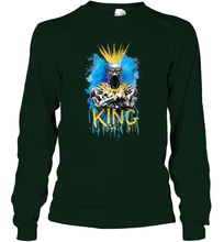 Load image into Gallery viewer, Marvel Black Panther King T�Challa Blue and Gold Long Sleeve T-Shirt

