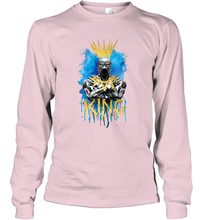 Load image into Gallery viewer, Marvel Black Panther King T�Challa Blue and Gold Long Sleeve T-Shirt
