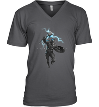 Load image into Gallery viewer, Marvel Avengers Endgame Captain America Assemble Lightning Men's V-Neck
