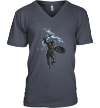Load image into Gallery viewer, Marvel Avengers Endgame Captain America Assemble Lightning Men's V-Neck

