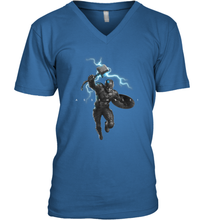 Load image into Gallery viewer, Marvel Avengers Endgame Captain America Assemble Lightning Men's V-Neck
