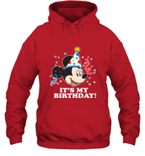 Load image into Gallery viewer, Disney Mickey Mouse It�s My Birthday Hooded Sweatshirt
