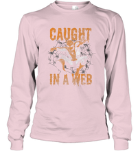 Load image into Gallery viewer, Marvel Spider Man Caught In A Web Halloween Long Sleeve T-Shirt
