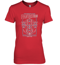 Load image into Gallery viewer, Marvel Fantastic Four Fantasticar Neon Lights Women's Premium T-Shirt

