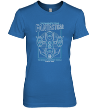 Load image into Gallery viewer, Marvel Fantastic Four Fantasticar Neon Lights Women's Premium T-Shirt
