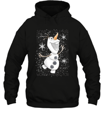 Load image into Gallery viewer, Disney Frozen Olaf Some People Are Worth Melting For Hooded Sweatshirt
