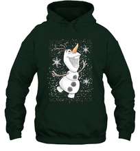Load image into Gallery viewer, Disney Frozen Olaf Some People Are Worth Melting For Hooded Sweatshirt
