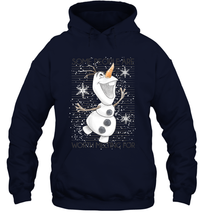 Load image into Gallery viewer, Disney Frozen Olaf Some People Are Worth Melting For Hooded Sweatshirt
