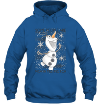 Load image into Gallery viewer, Disney Frozen Olaf Some People Are Worth Melting For Hooded Sweatshirt
