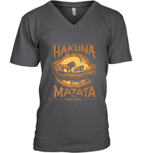 Load image into Gallery viewer, Disney The Lion King Live Action Hakuna Matata Sunset Poster Men's V-Neck
