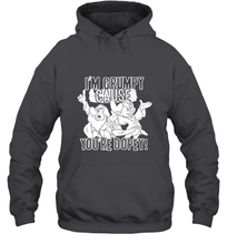 Load image into Gallery viewer, Disney Snow White Grumpy Cause You're Dopey Hooded Sweatshirt
