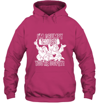 Load image into Gallery viewer, Disney Snow White Grumpy Cause You're Dopey Hooded Sweatshirt
