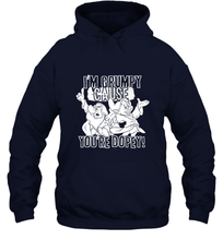 Load image into Gallery viewer, Disney Snow White Grumpy Cause You're Dopey Hooded Sweatshirt
