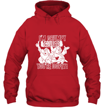 Load image into Gallery viewer, Disney Snow White Grumpy Cause You're Dopey Hooded Sweatshirt
