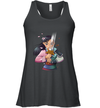 Load image into Gallery viewer, Disney Mulan Anime Half Girl Half Warrior Women's Racerback Tank
