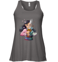 Load image into Gallery viewer, Disney Mulan Anime Half Girl Half Warrior Women's Racerback Tank
