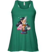 Load image into Gallery viewer, Disney Mulan Anime Half Girl Half Warrior Women's Racerback Tank
