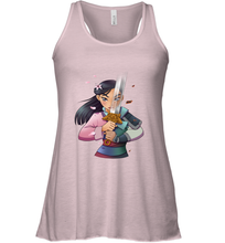 Load image into Gallery viewer, Disney Mulan Anime Half Girl Half Warrior Women's Racerback Tank
