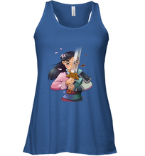 Load image into Gallery viewer, Disney Mulan Anime Half Girl Half Warrior Women's Racerback Tank
