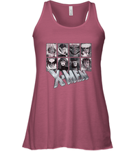 Load image into Gallery viewer, Marvel X Men Animated Series Halftone Retro 90s Women's Racerback Tank
