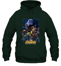 Load image into Gallery viewer, Marvel Avengers Infinity War Neon Team 2 Hooded Sweatshirt
