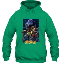 Load image into Gallery viewer, Marvel Avengers Infinity War Neon Team 2 Hooded Sweatshirt
