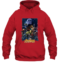 Load image into Gallery viewer, Marvel Avengers Infinity War Neon Team 2 Hooded Sweatshirt
