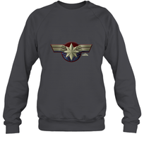 Load image into Gallery viewer, Marvel Captain Marvel Movie Chest Symbol Crewneck Sweatshirt
