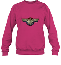 Load image into Gallery viewer, Marvel Captain Marvel Movie Chest Symbol Crewneck Sweatshirt
