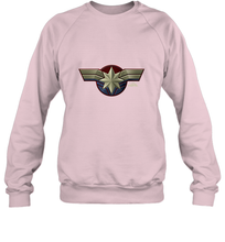 Load image into Gallery viewer, Marvel Captain Marvel Movie Chest Symbol Crewneck Sweatshirt
