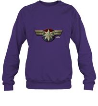 Load image into Gallery viewer, Marvel Captain Marvel Movie Chest Symbol Crewneck Sweatshirt
