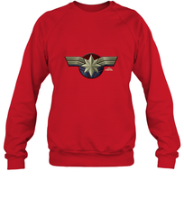 Load image into Gallery viewer, Marvel Captain Marvel Movie Chest Symbol Crewneck Sweatshirt

