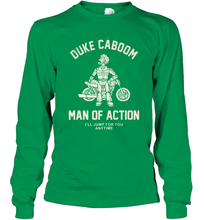 Load image into Gallery viewer, Disney Pixar Toy Story Duke Caboom Man Of Action Long Sleeve T-Shirt
